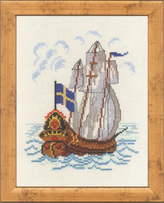 Zestaw do haftu Statek szwedzki R5352 21 x 26 cm