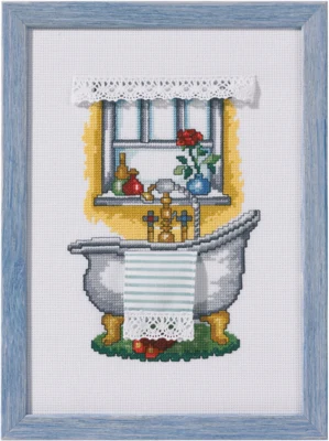 Zestaw do haftu Łazienka 20 x 28 cm R5386