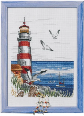 Zestaw do haftu Latarnia morska 20 x 28 cm