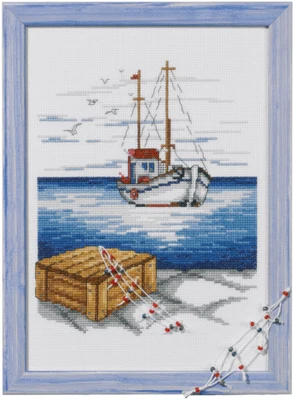 Zestaw do haftu Fregata 20 x 28 cm