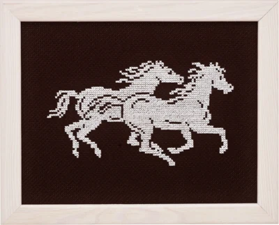 Zestaw do haftu Konie w galopie 5381 17 x 22 cm