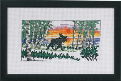Zestaw do haftowania Sylwetka Łoś R5320 24 x 15 cm