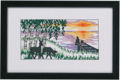 Zestaw do haftu Sarenka i rybak R 5320 24 x 15 cm