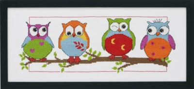 Zestaw do haftu Sowy R5496 36 x 15 cm