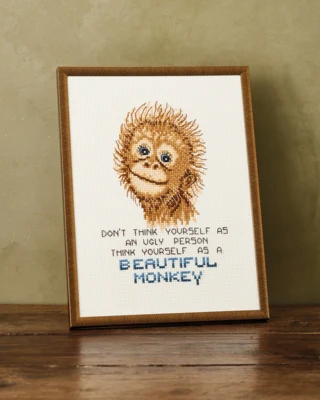 Zestaw do haftowania Orangutan R5703 18 x 24 cm