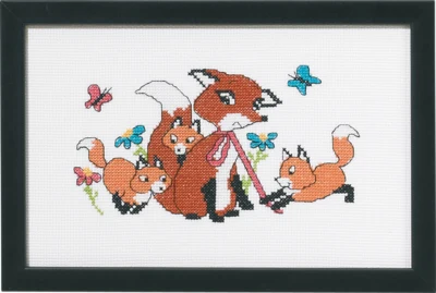 Zestaw do haftu Lisy 24 x 15 cm