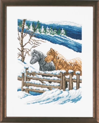 Zestaw do haftu Zimowe Stado R5369 29 x 37 cm
