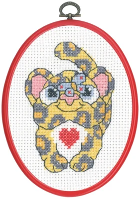 Zestaw do haftu MFK Leopard M/R 5959/30 13 x 18 cm