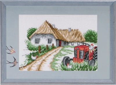 Zestaw do haftu Czerwony Ferguson inkl. PP2313 29 x 20 cm