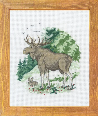 Zestaw do haftu Łoś 15 x 20 cm