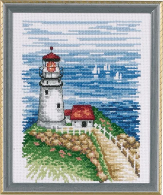 Zestaw do haftu Latarnia morska 17 x 21 cm