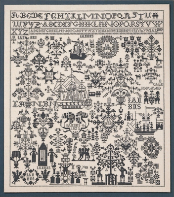 Zestaw do haftu serwetka z imieniem 65 x 72 cm