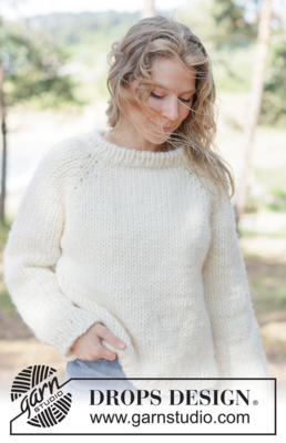 264-26 Quiet Hours Sweater by DROPS Design
