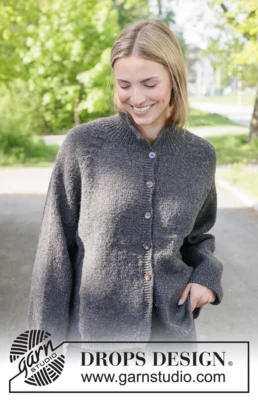271-24 Evening Secret Cardigan by DROPS Design